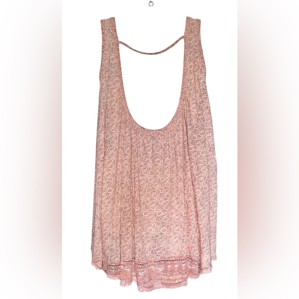 Free People Women‘tunic 

Orange Floral... Flowy Pink Sleeveless Dress - Picture 5 of 8